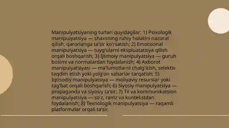 Manipulyatsiya 4