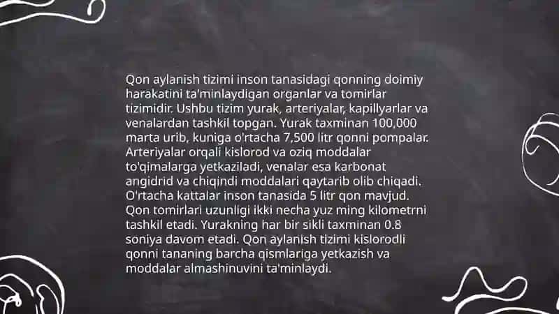 Yurak qon tomirlari 4