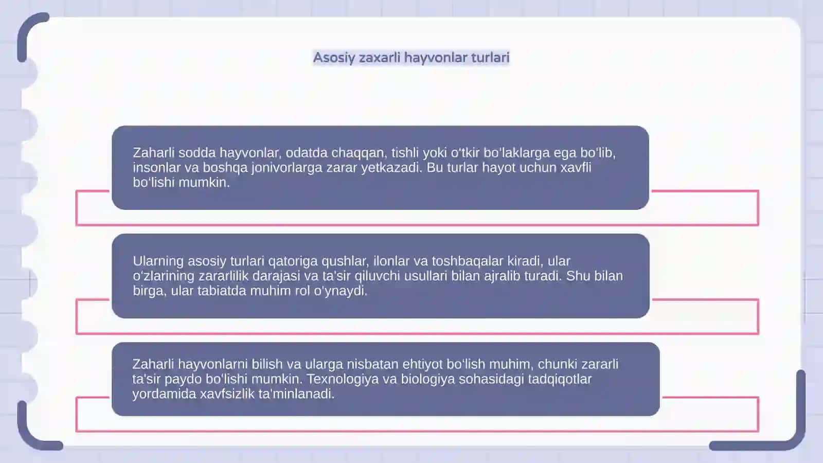Zaharli sodda hayvonlar 4