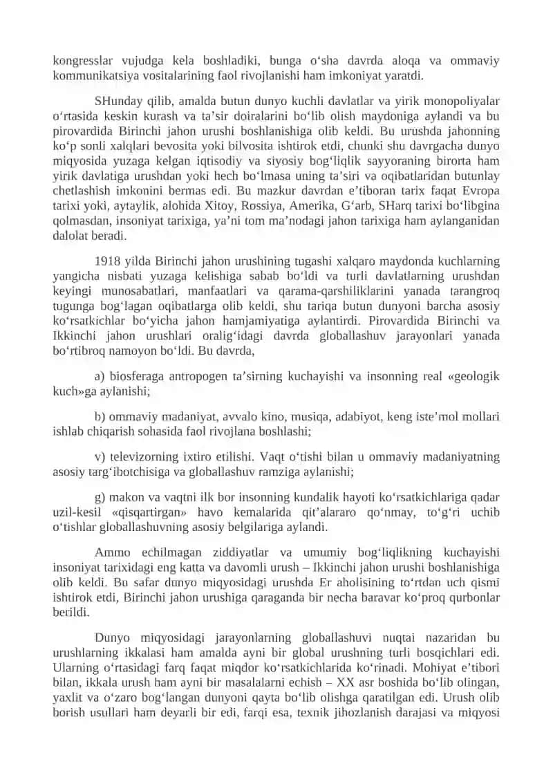 Globallashuv va barqaror taraqqiyot falsafasi 4