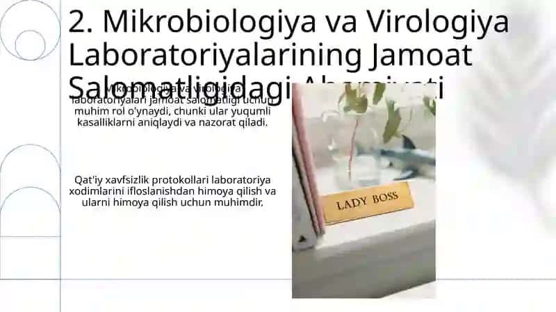 Mikrobiologiya va Virologiya Laboratoriyalari 4