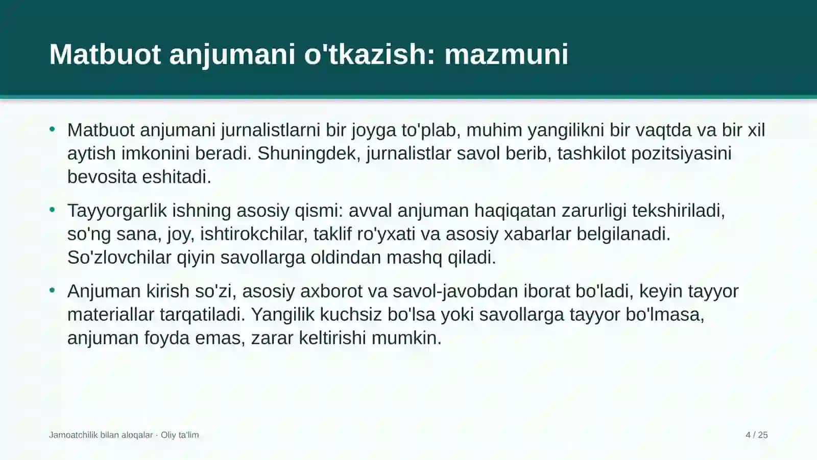 Diagnostika markazlarida matbuot anjumani o'tkazish 4