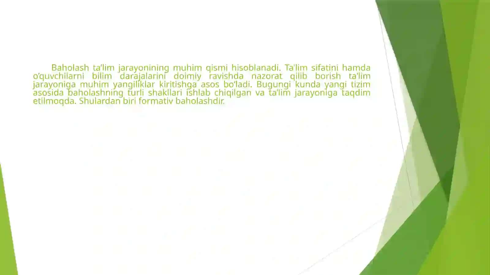 O‘quvchilarning o’zlashtirgan bilimlari, bilim natijalarini tekshirish  va tashxis qilishning maqsad va vazifalari 4