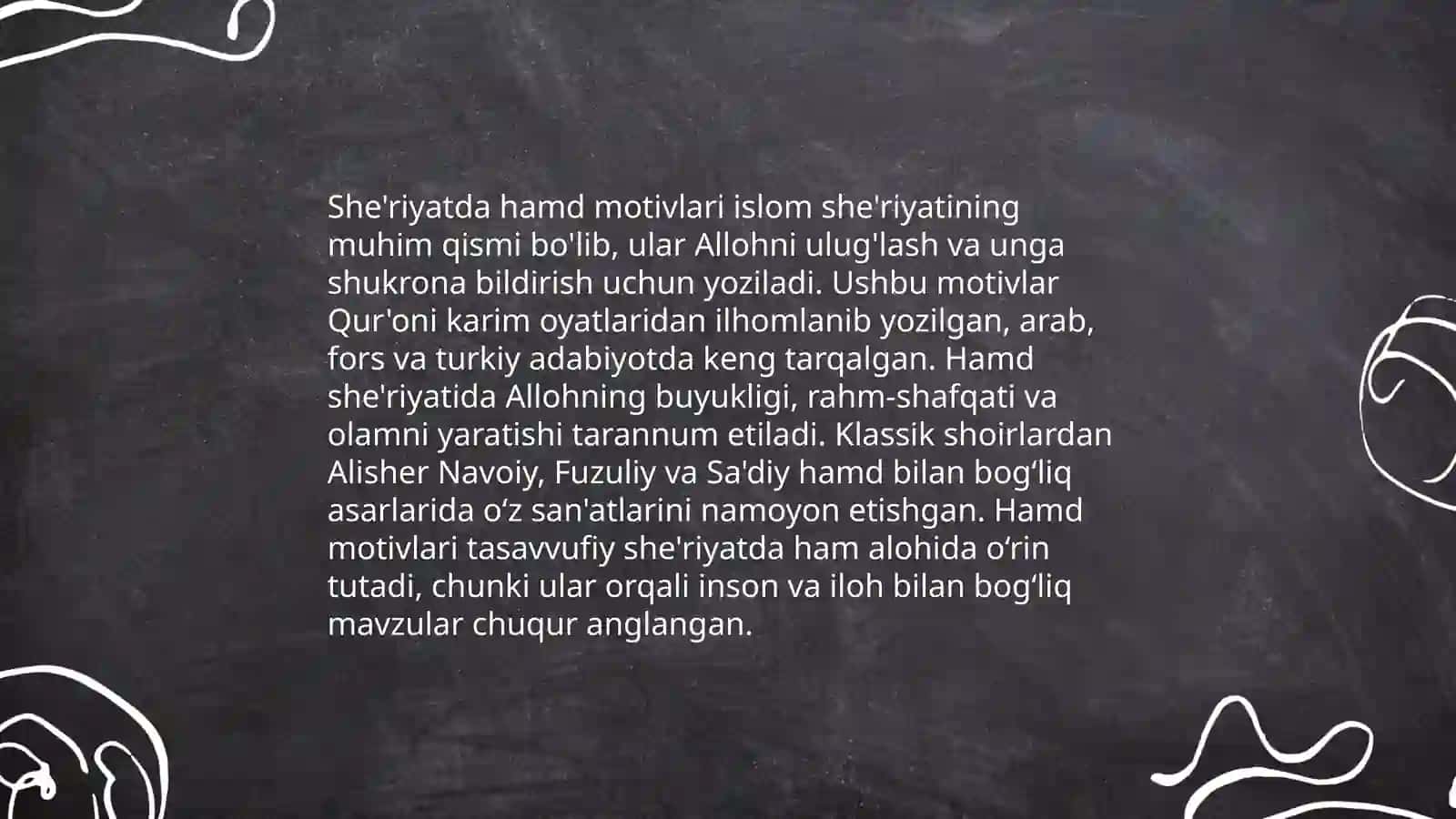 Tasviriy san'atda hamdlar 4