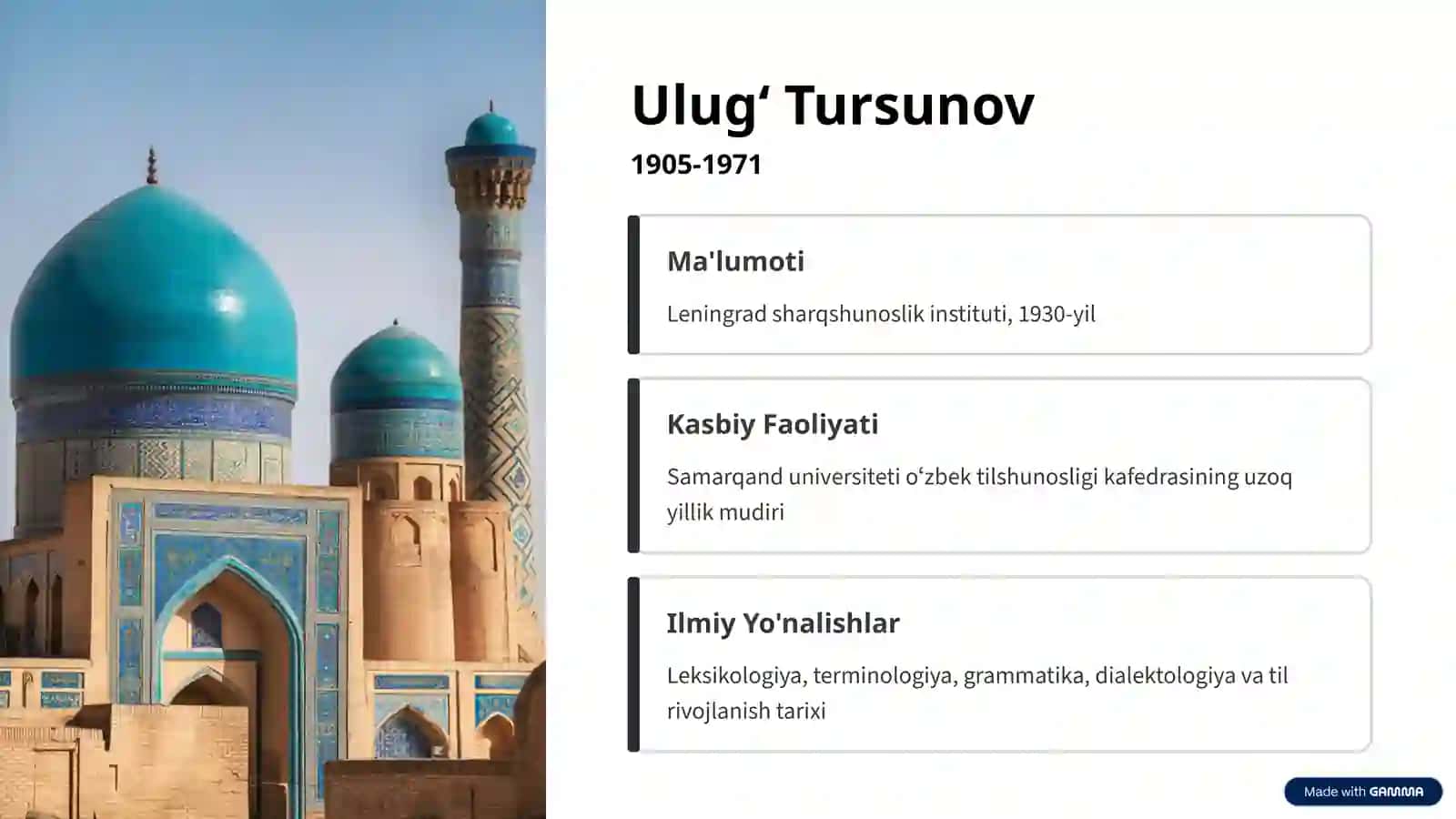 Oʻzbek Tilshunosligining Buyuk Allomalari 4