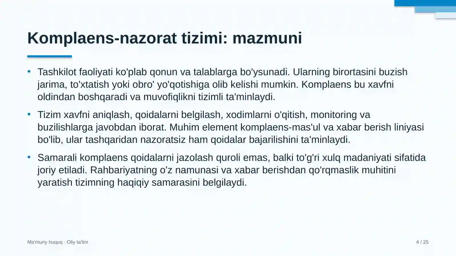 marketing agentliklarida komplaens nazorat tizimi 4694 4