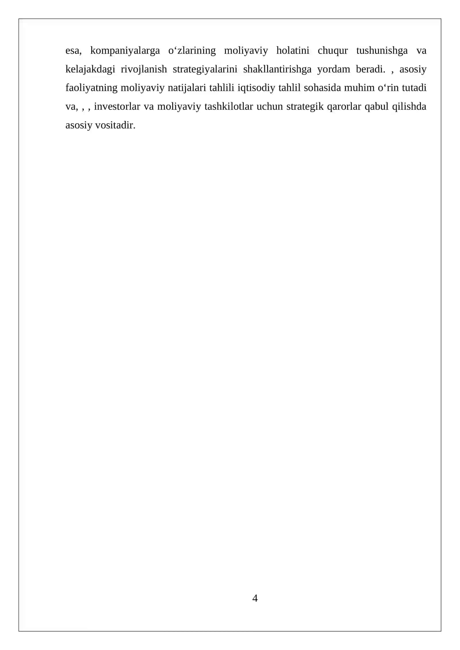 Moliyaviy natijalar tahlili 4