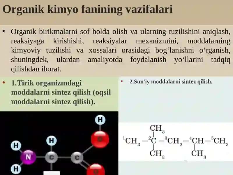 Organik kimyoga kirish 4