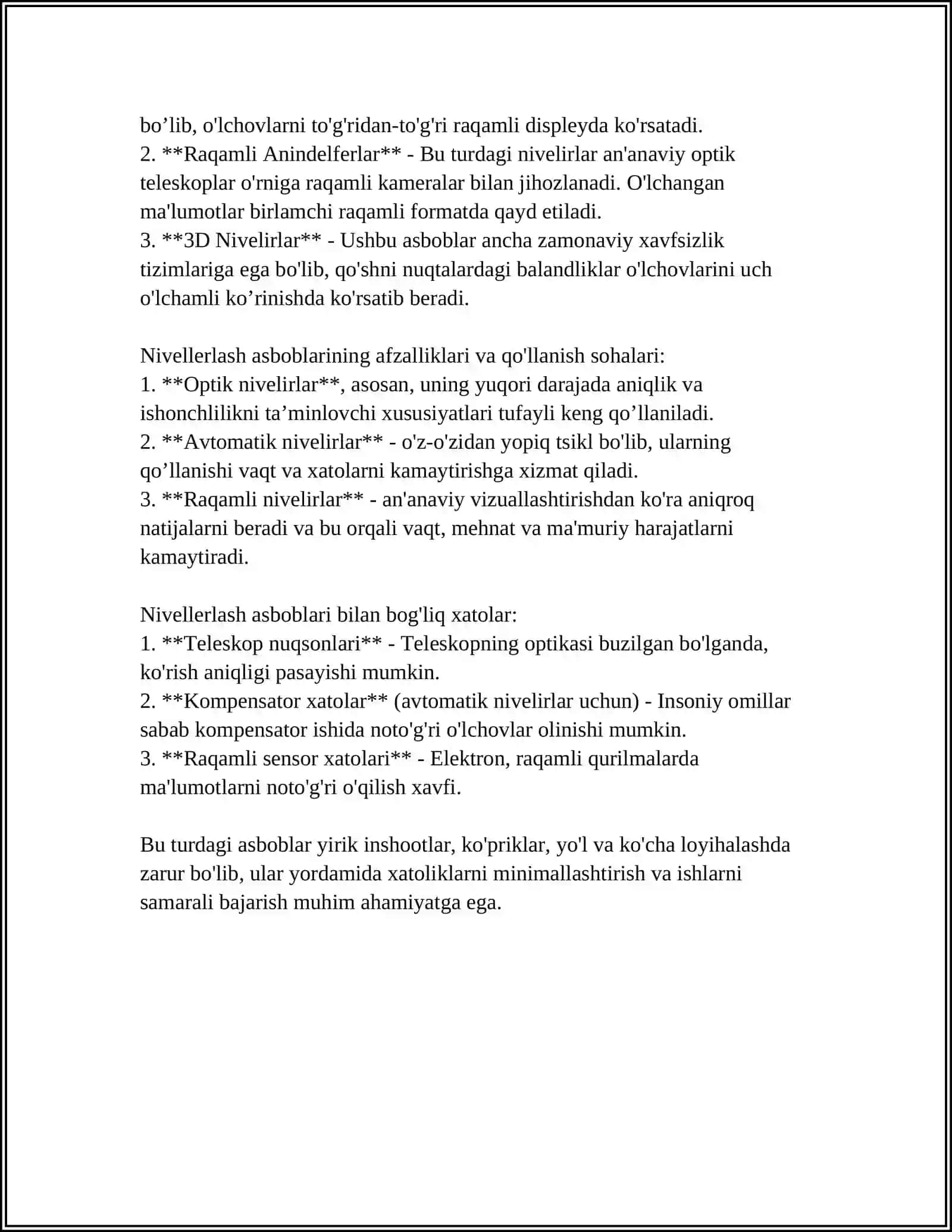 TEXNIK NIVELIRLASH 4