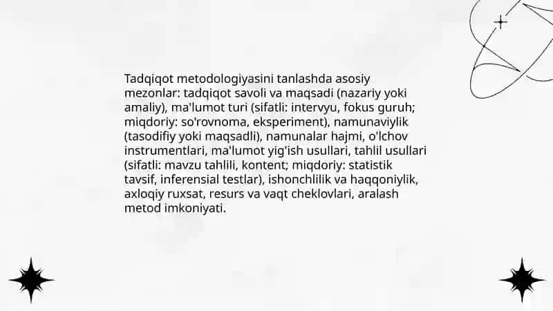 TАHLIL ISHLARINI TASHKIL ETISH VA MANBALAR BILAN 4