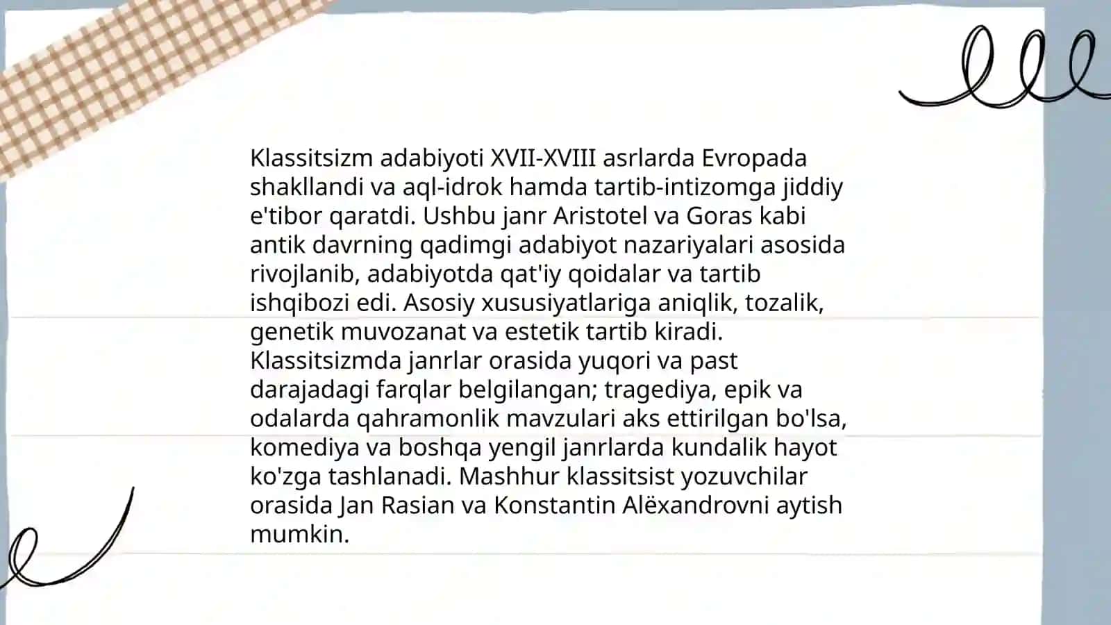 Klassitsizm adabiyoti 4