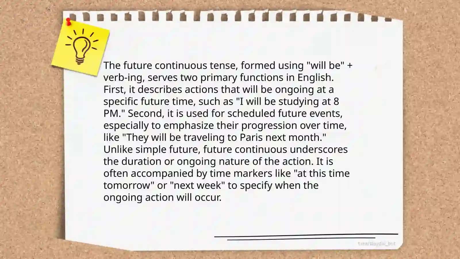 future continuous tense 4