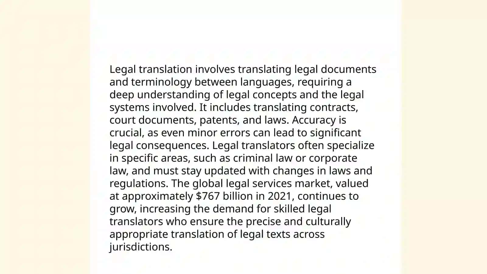 Types of translation 4