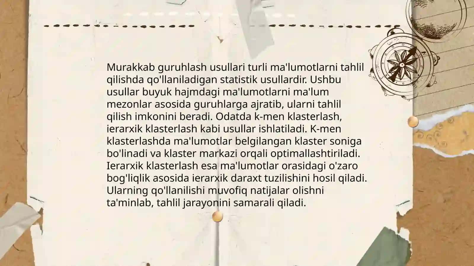 Oddiy va murakkab guruhlash 4