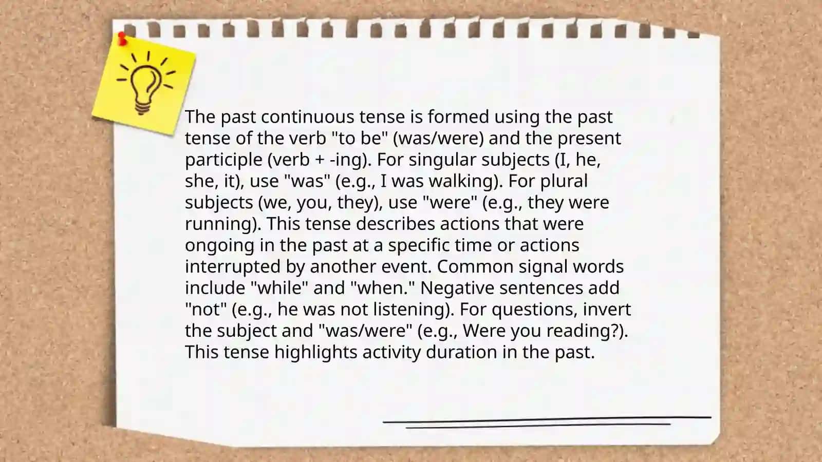 Past simple and past continuous 4