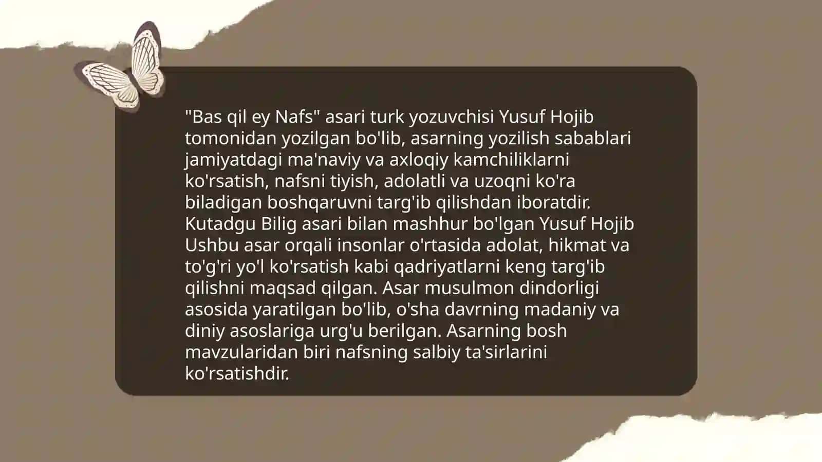 Bas qil ey Nafs asari tahlili 4