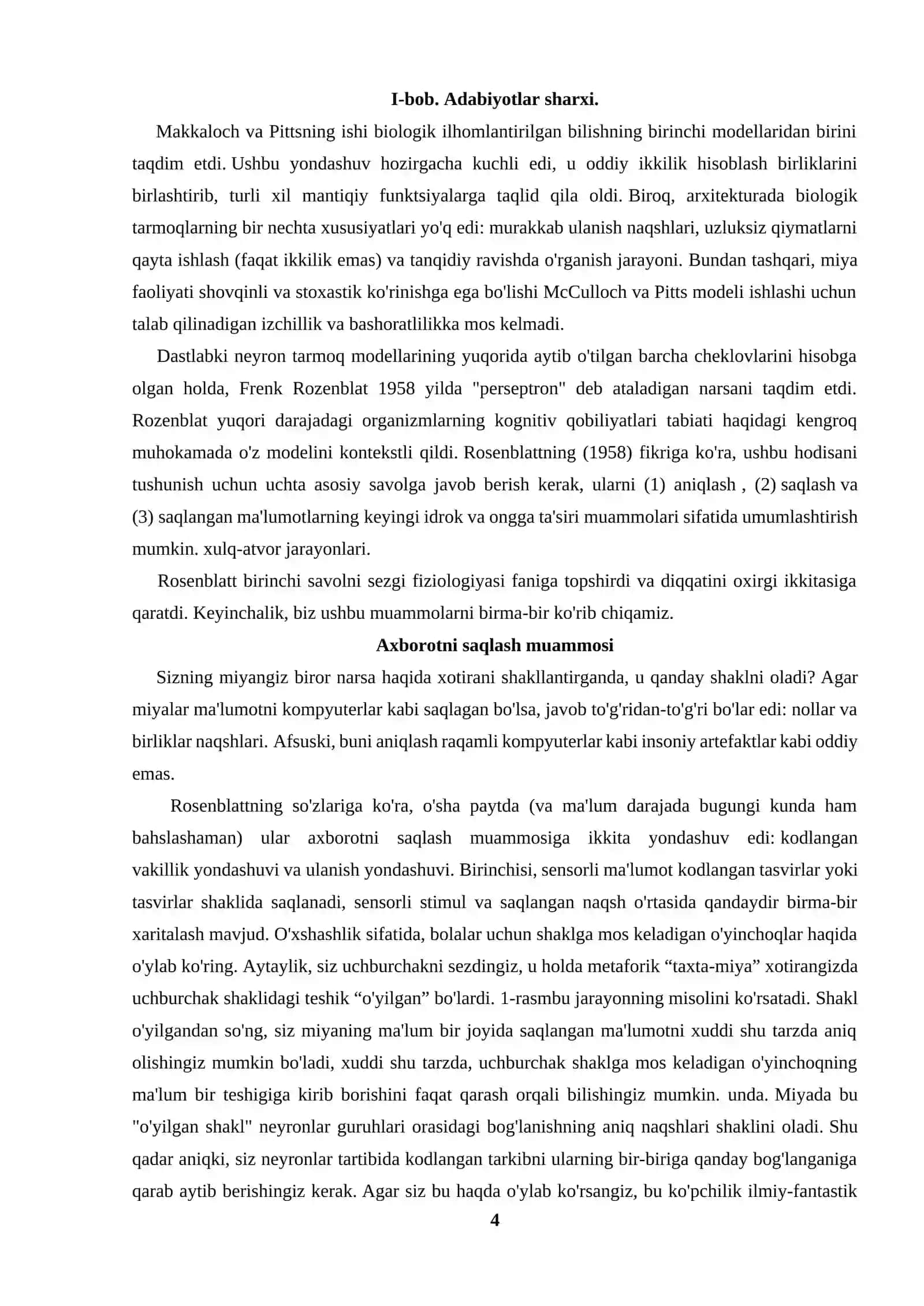 BIR QAVATLI PERSEPTRON 4
