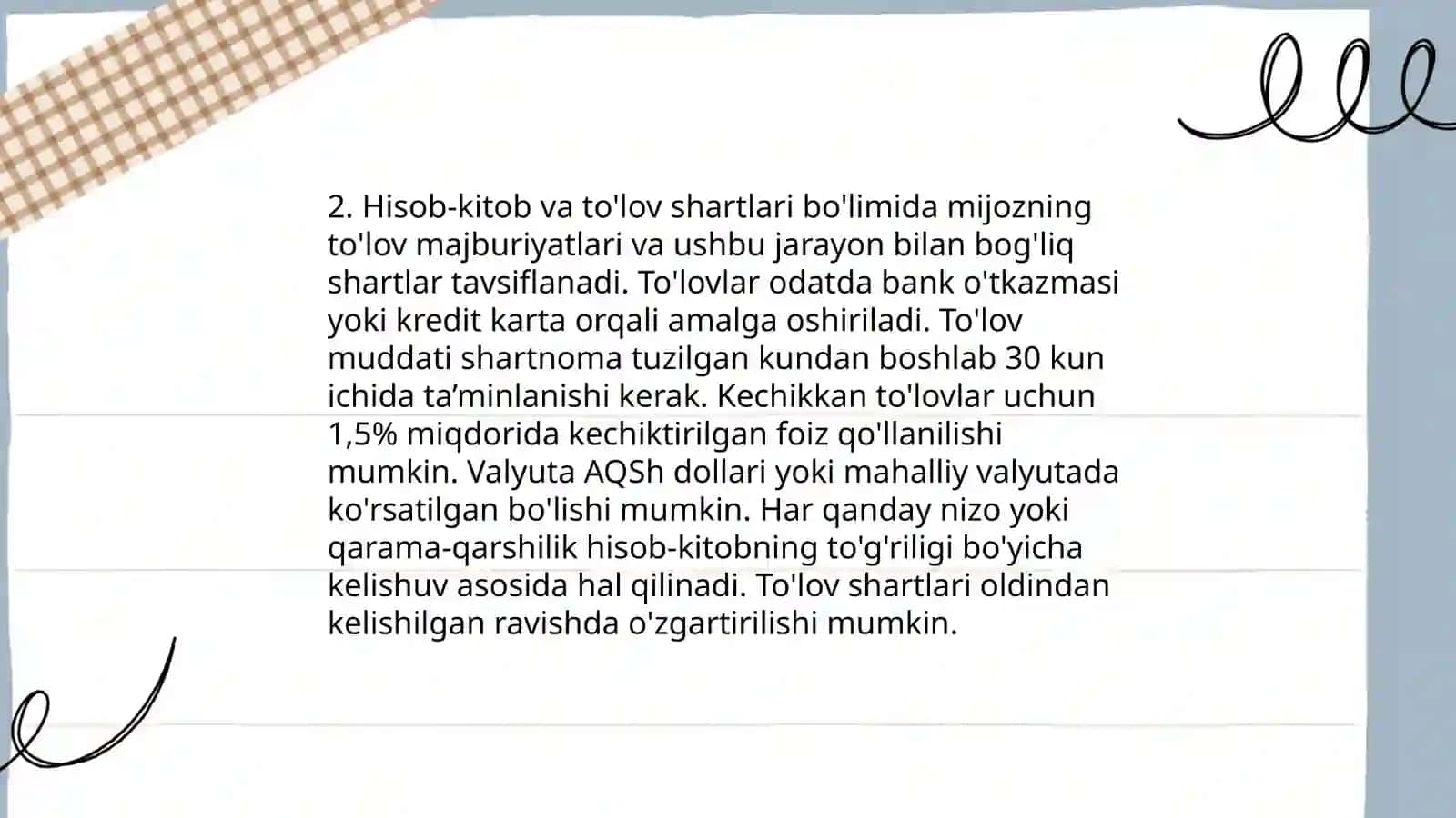 Shartnoma turlari 4