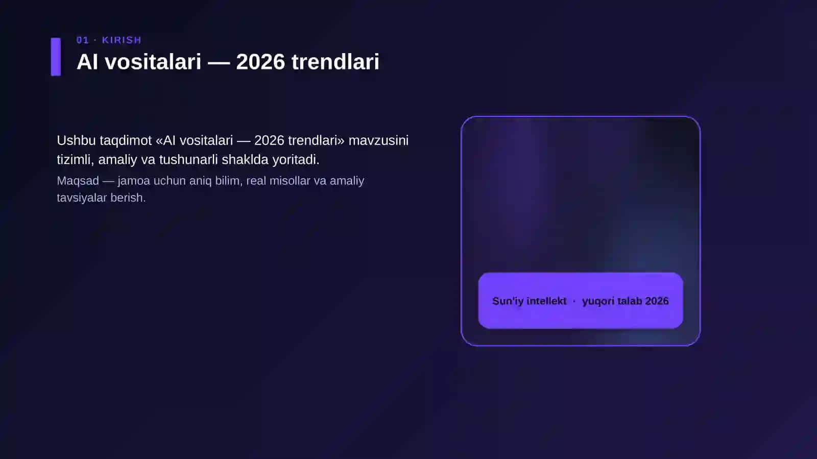 AI vositalari — 2026 trendlari 4
