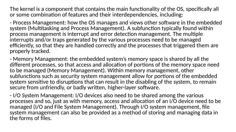 Embedded operating system 4