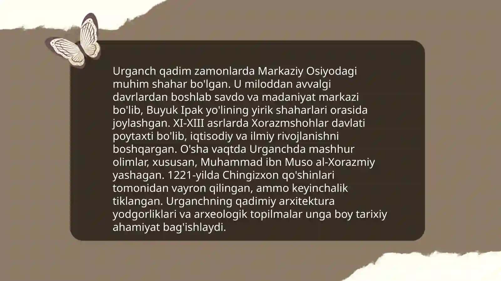 Urganch va uning tarixi 4