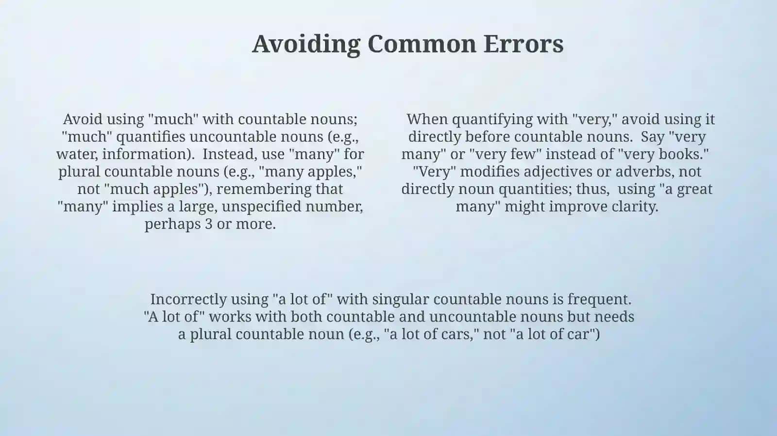 Countable Nouns: Identification and Examples 4
