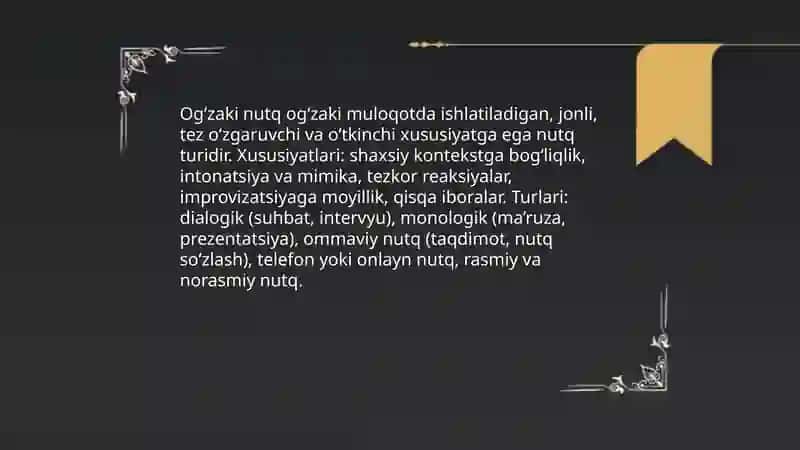 Nutqiy faoliyat 4