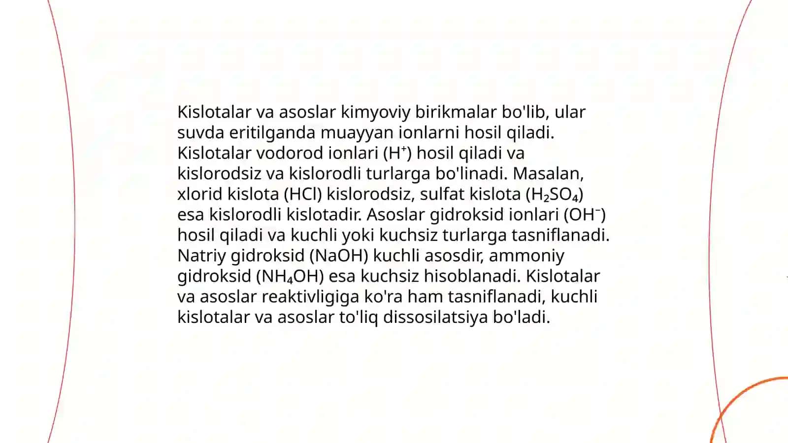 Kislota-asosli muvozanatning nazariy asoslari 4