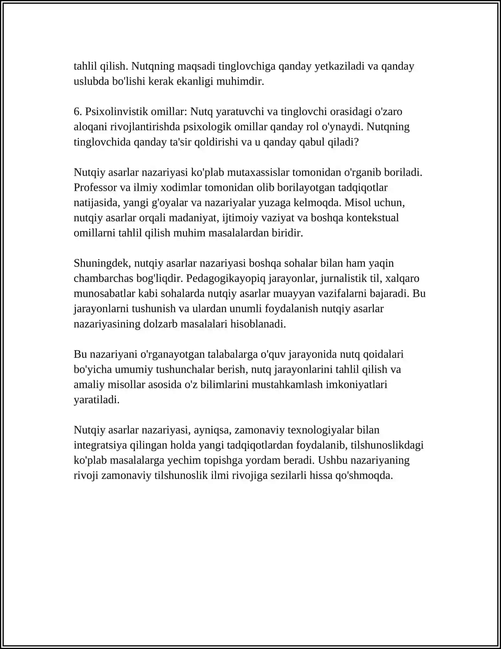 NUTQIY ASARLAR VA ULARNING JANRLARI 4