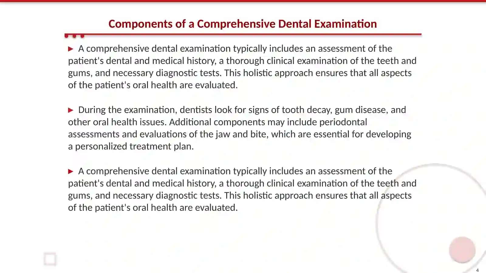 Dental Examination 4