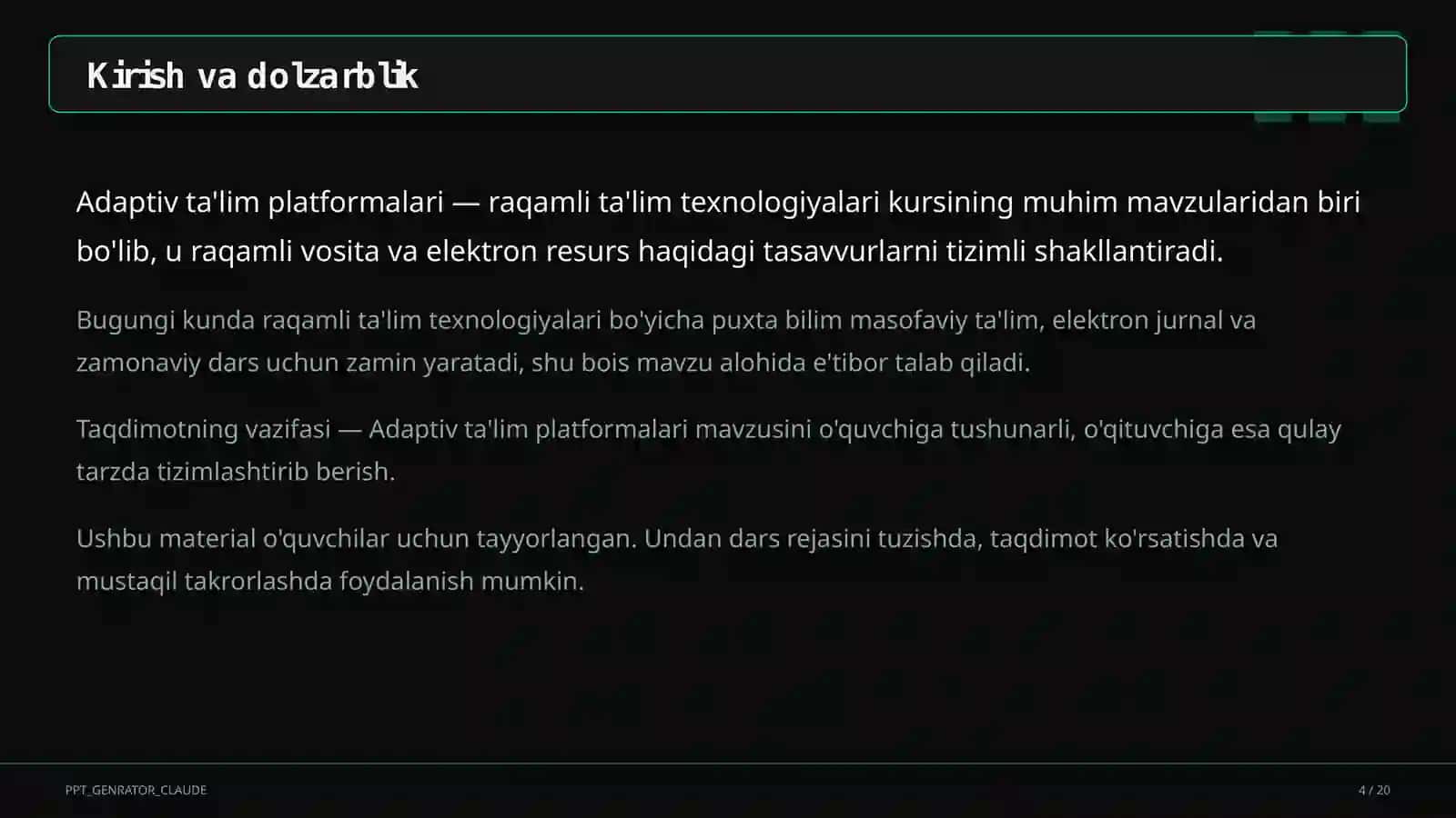 Adaptiv ta'lim platformalari 4
