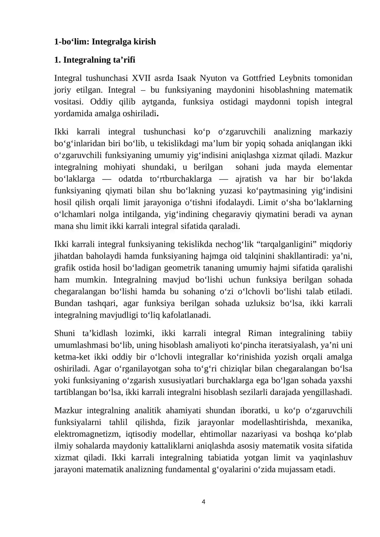 Ikki karrali integral tadbiqlari 4