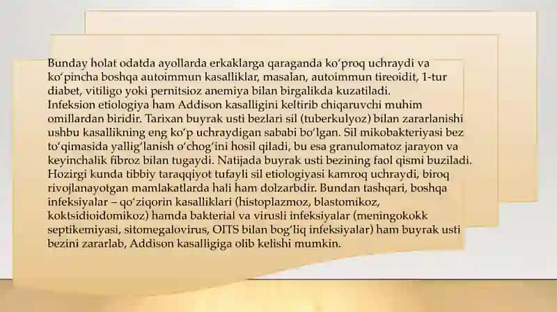 Addison kasalligi 4