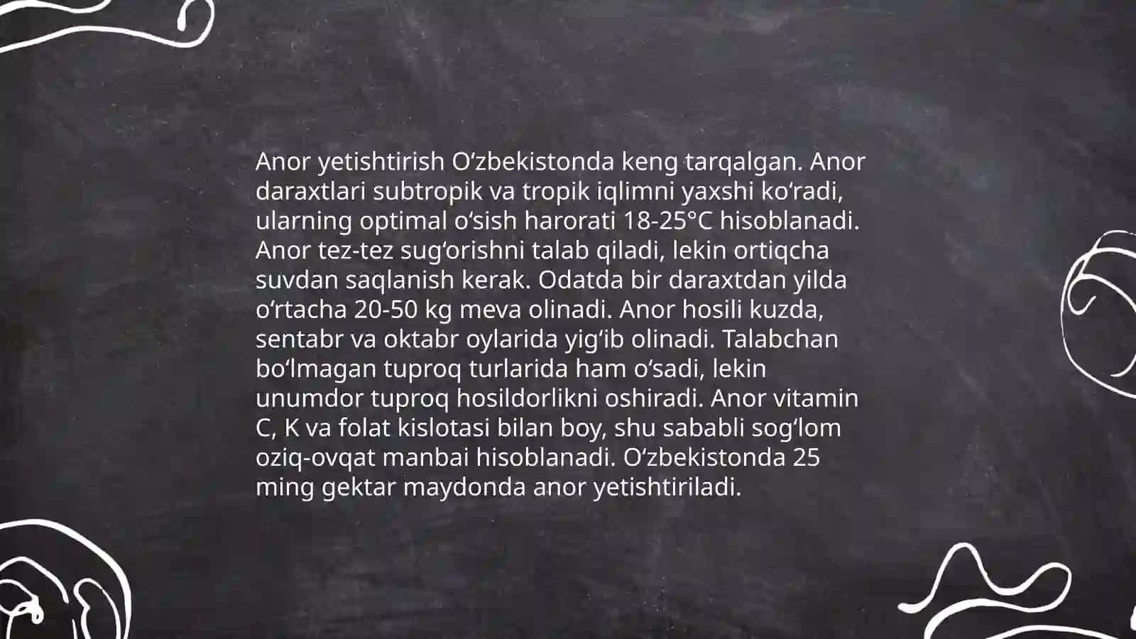 Oʻzbekiston mevalari 4