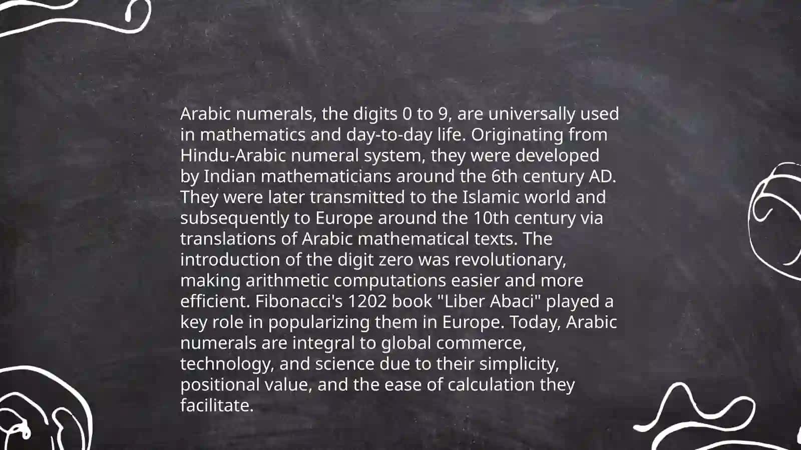 Numerals 4