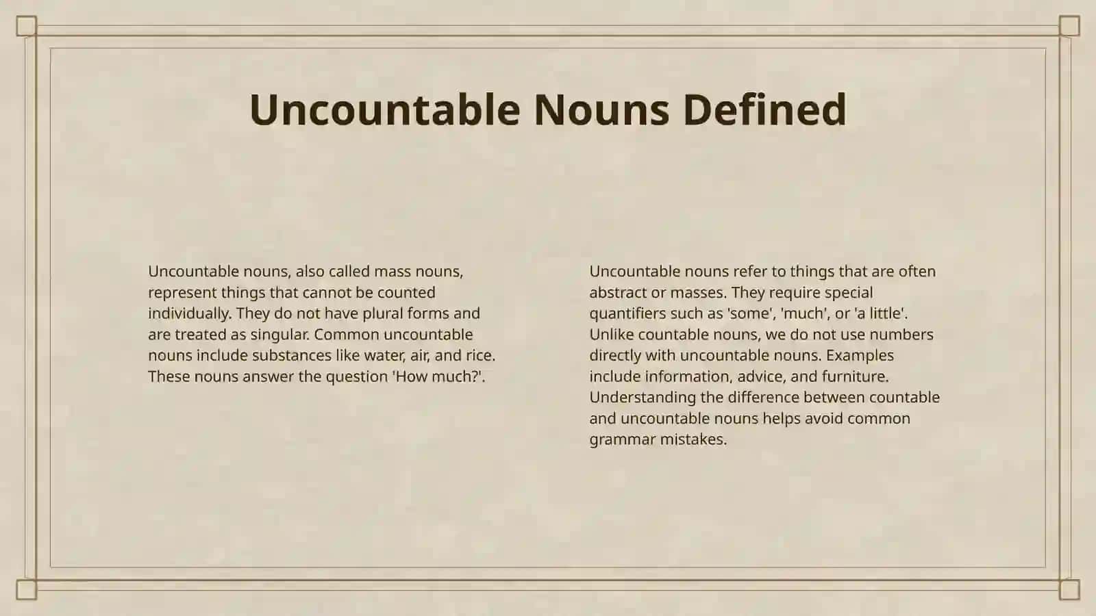 COUNTABLE AND UNCOUNTABLE 4