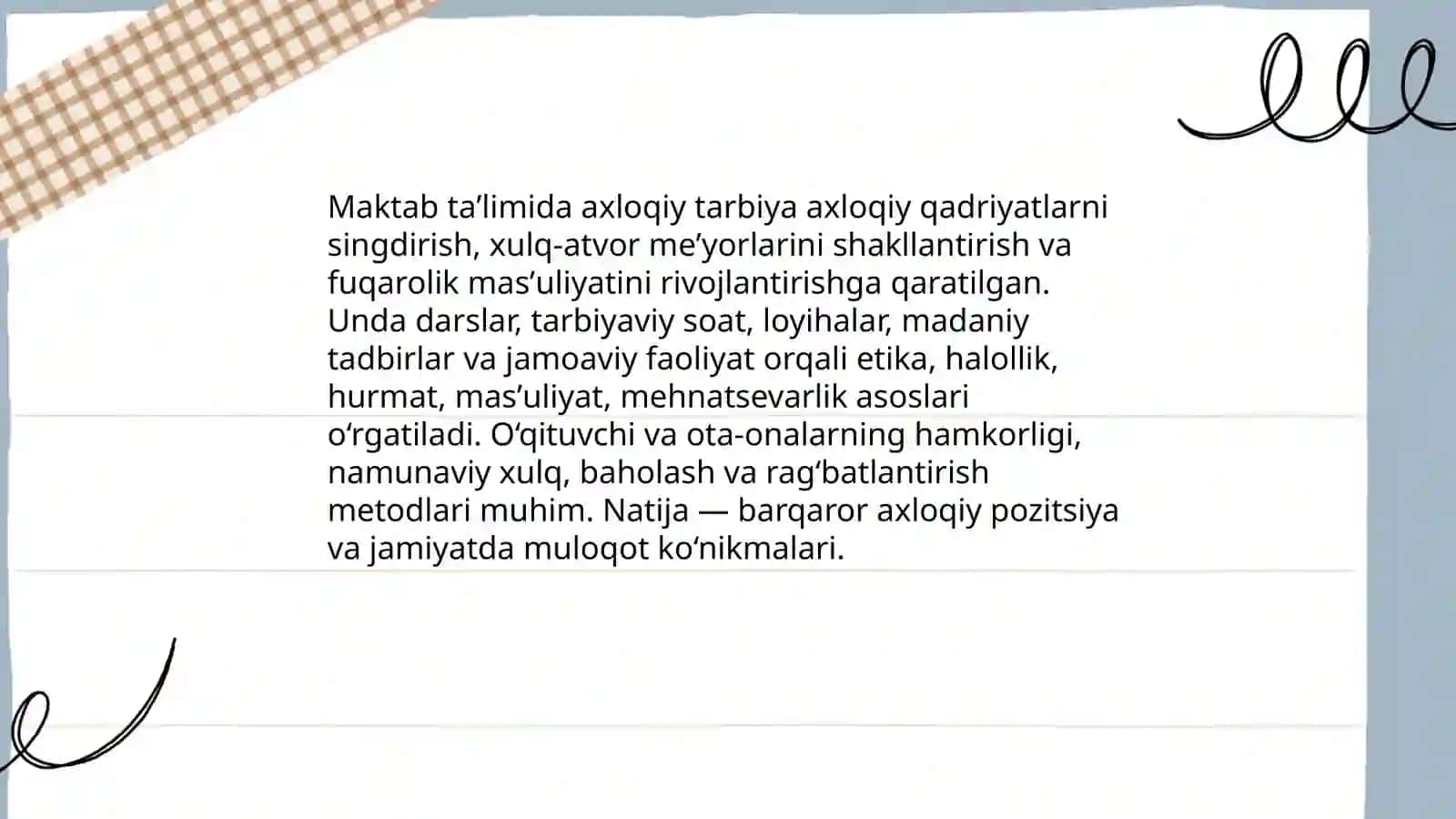 Taʼlimda tarbiya 4