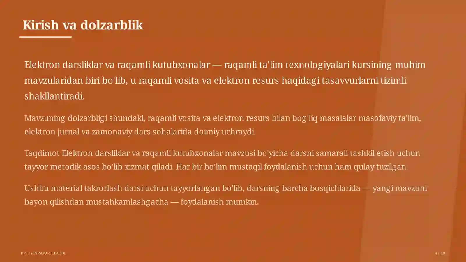 Elektron darsliklar va raqamli kutubxonalar 4