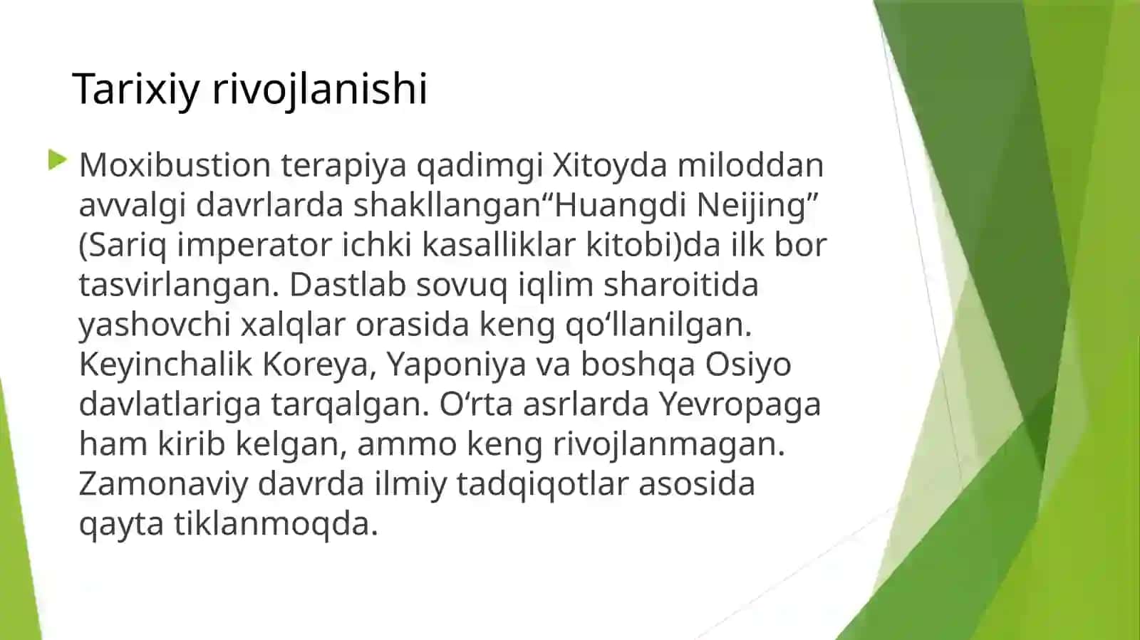Moxibustion Terapiya 4