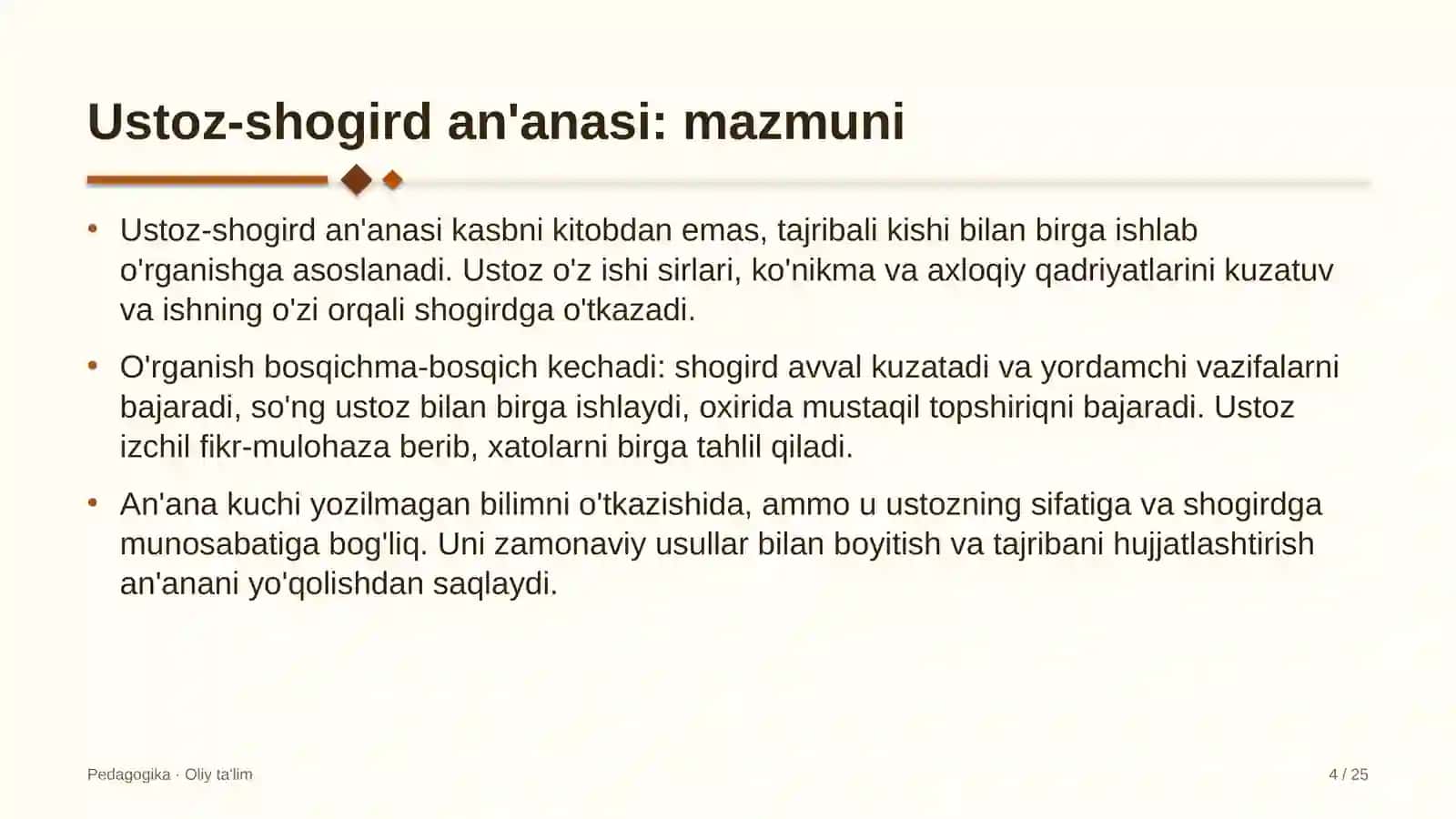 Gilam to'qish korxonalarida ustoz-shogird an'anasi 4