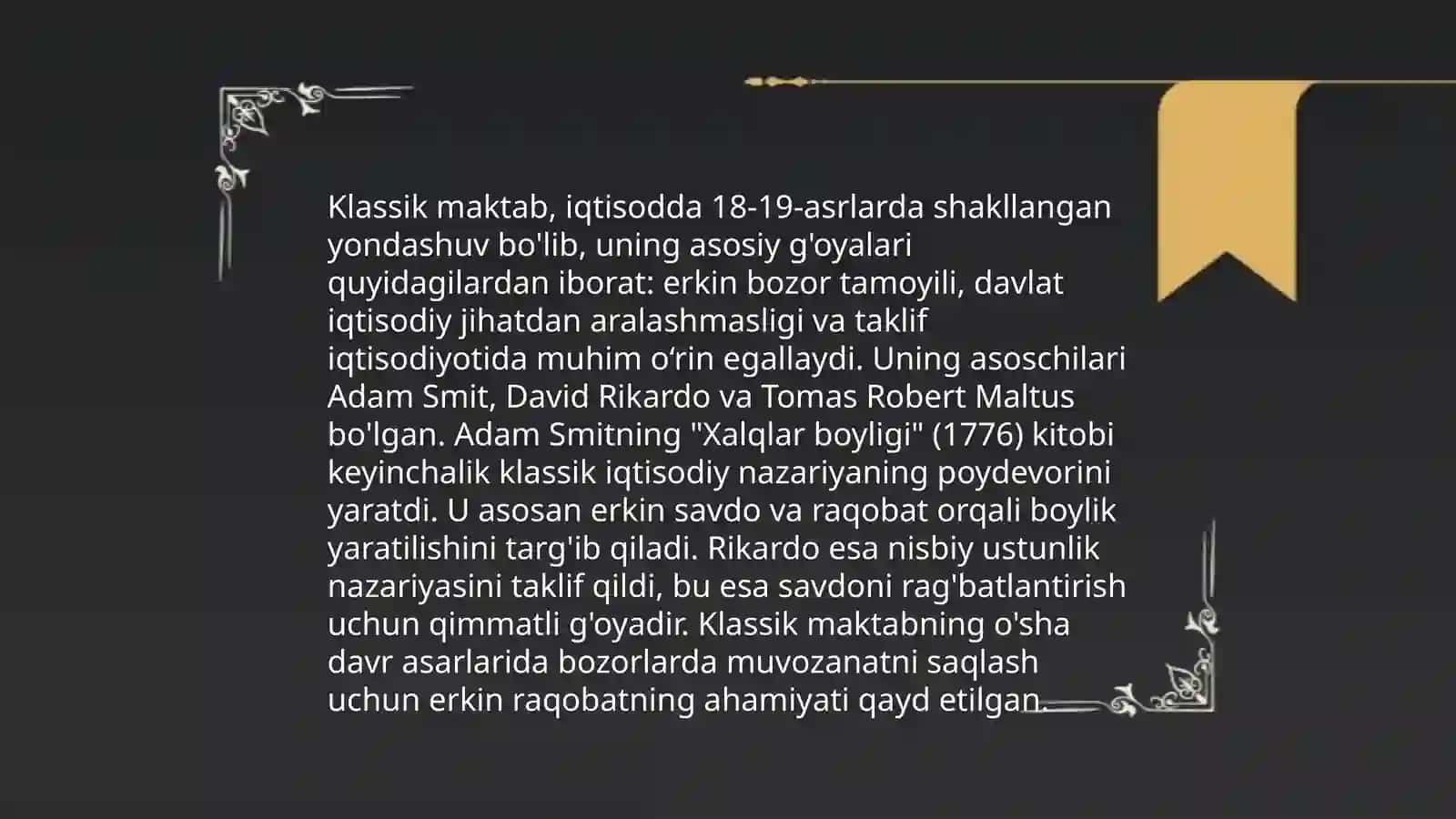 Angliya va Fransiyada klassik maktabning shakllanishi 4