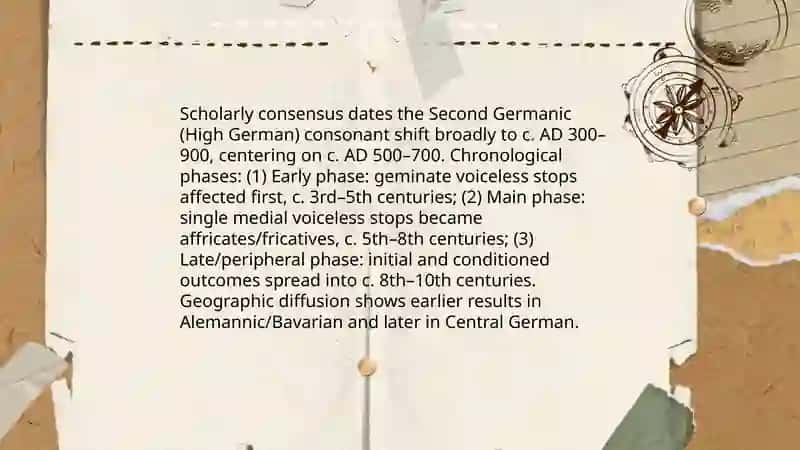 Second Germanic Sound Shift 4