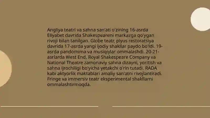 Angliya madaniyati 4