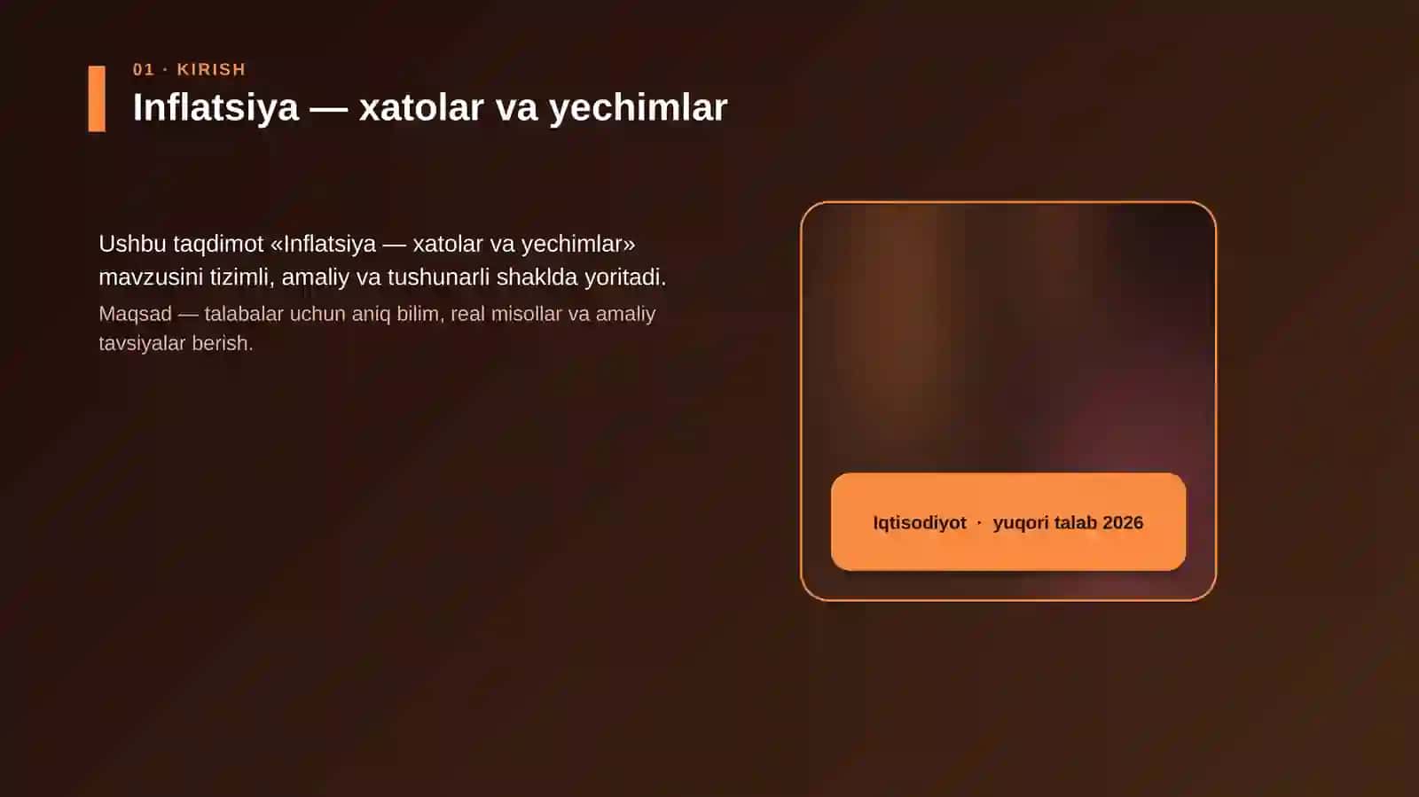 Inflatsiya — xatolar va yechimlar 4