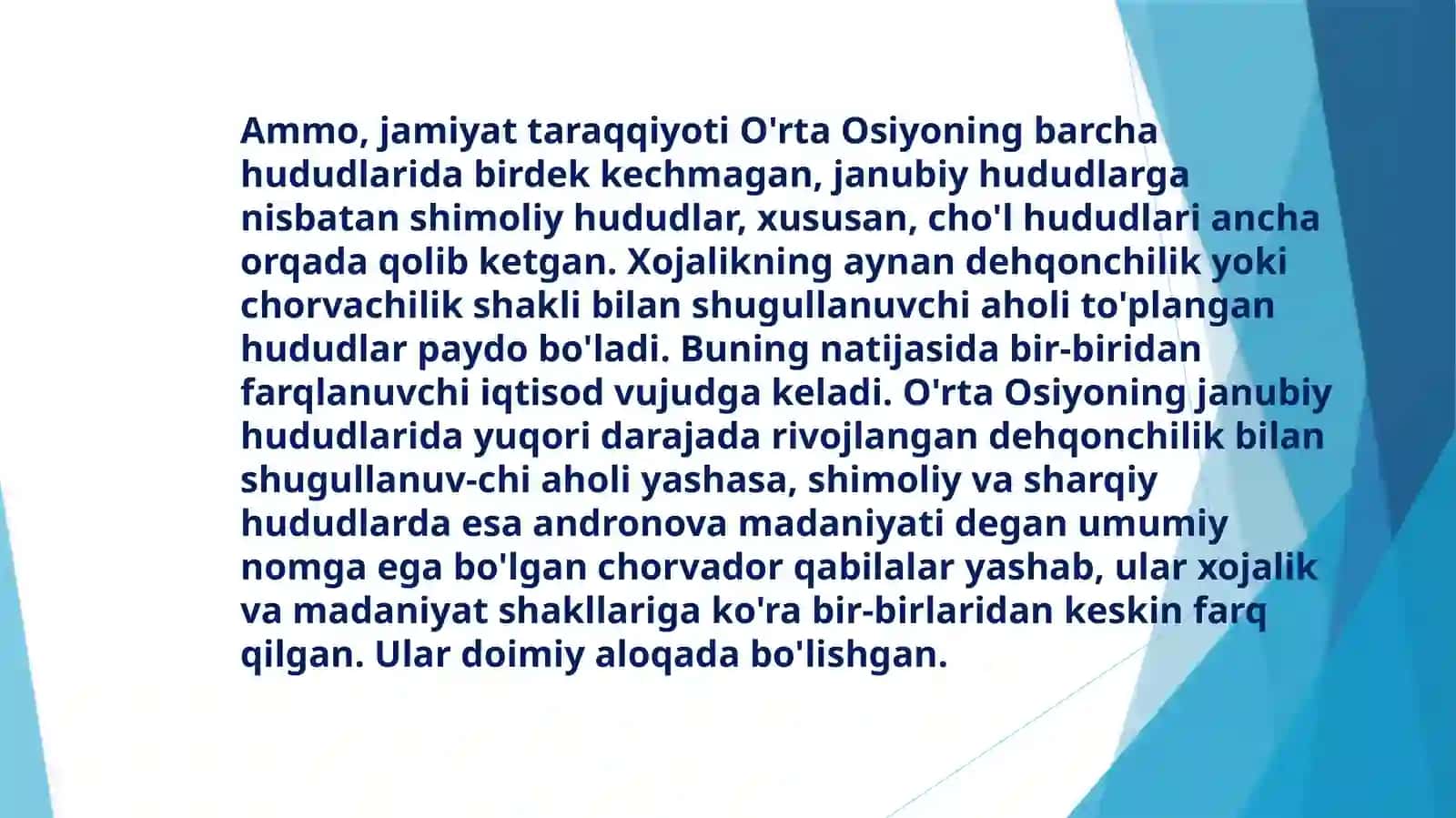 O'rtaOsiyoning bronza davri 4