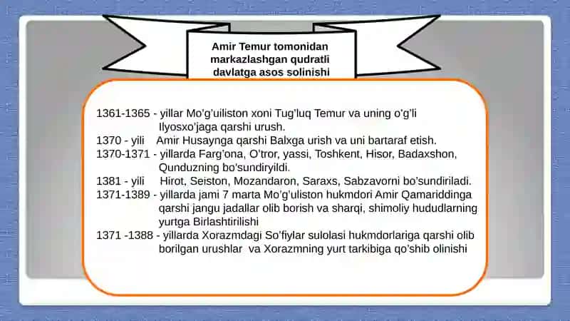 Amir Temur hayoti 4