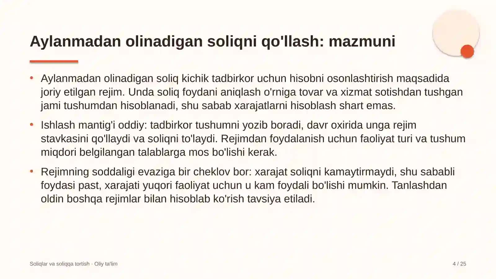 to'lov tizimlarida aylanmadan olinadigan soliqni qo'llash 5529 4