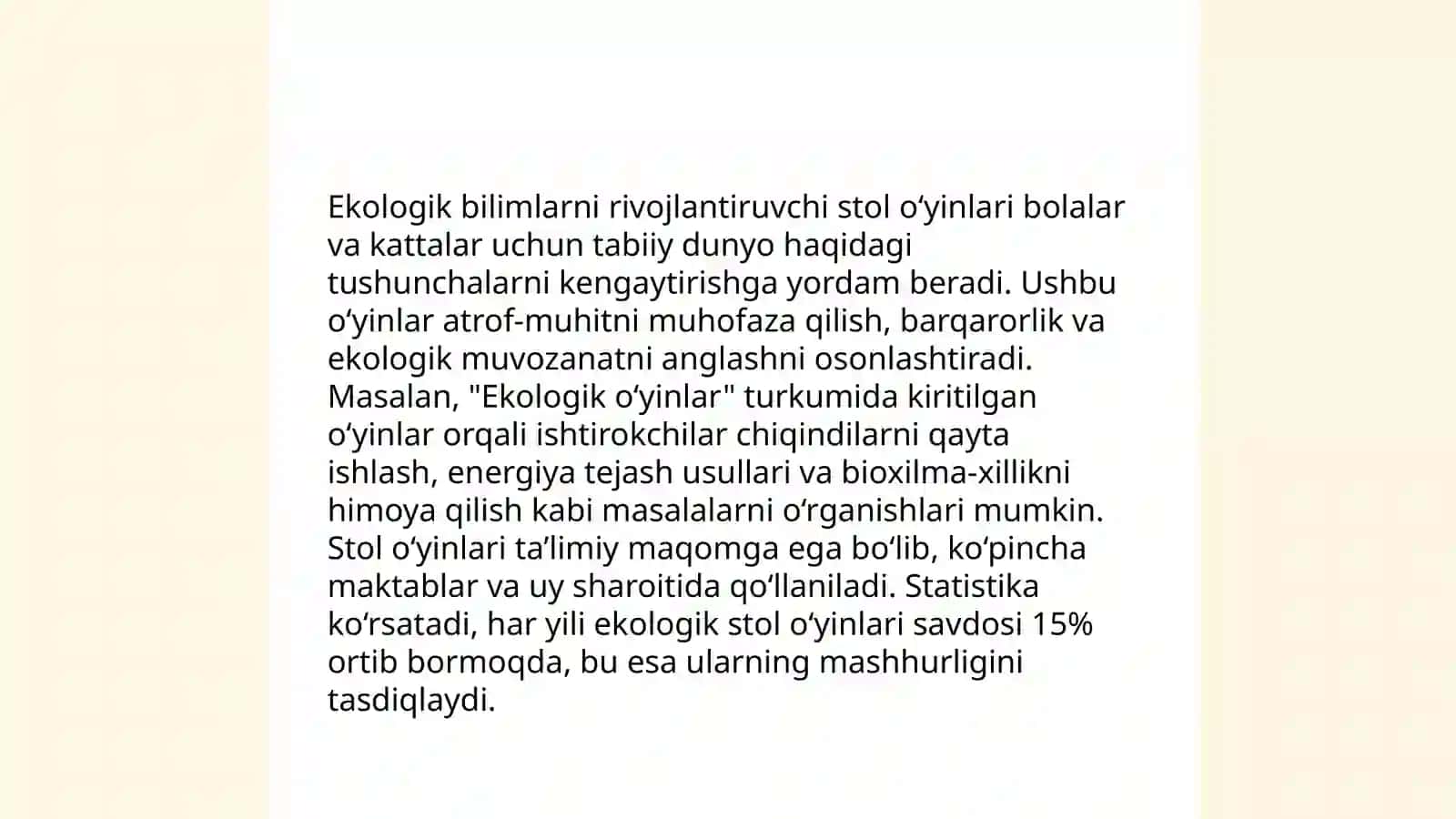 Maktabgacha yoshdagi bolalarni ekologik tarbiyalashda o'yin texnalogiyalar 4