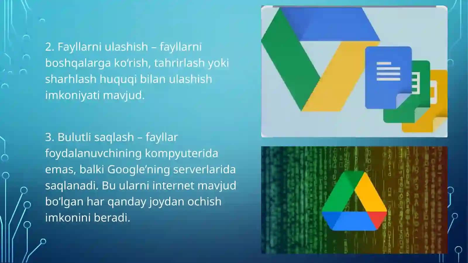 Google disk bilanishlash 4