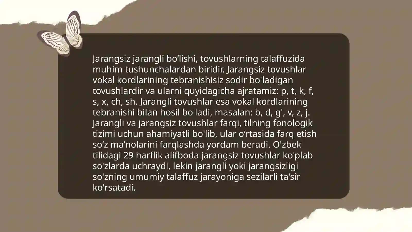 Fonetik oʻzgarishlar 4